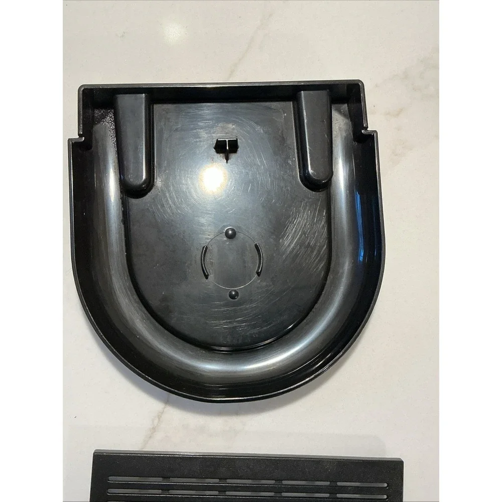 Keurig K-Cafe K84 K83 Two-Piece OEM Replacement Parts Drip Tray With Grate Black